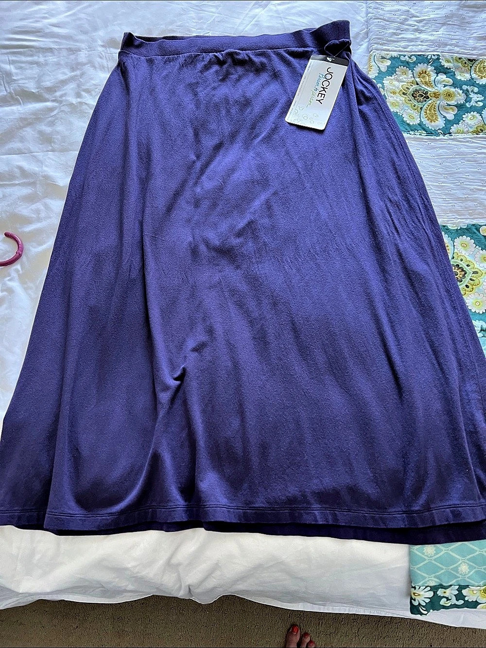 Jockey DPPIARTI Skirt Purple Maxi Skirt Size Medium NWT